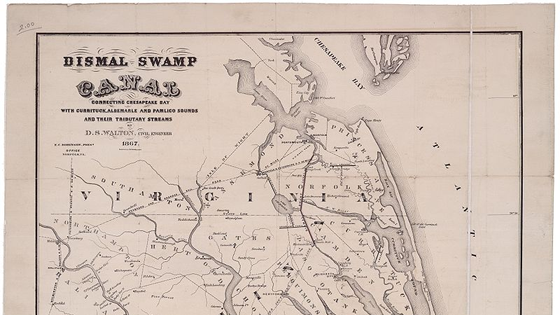 Search for the Center of the Great Dismal Swamp 